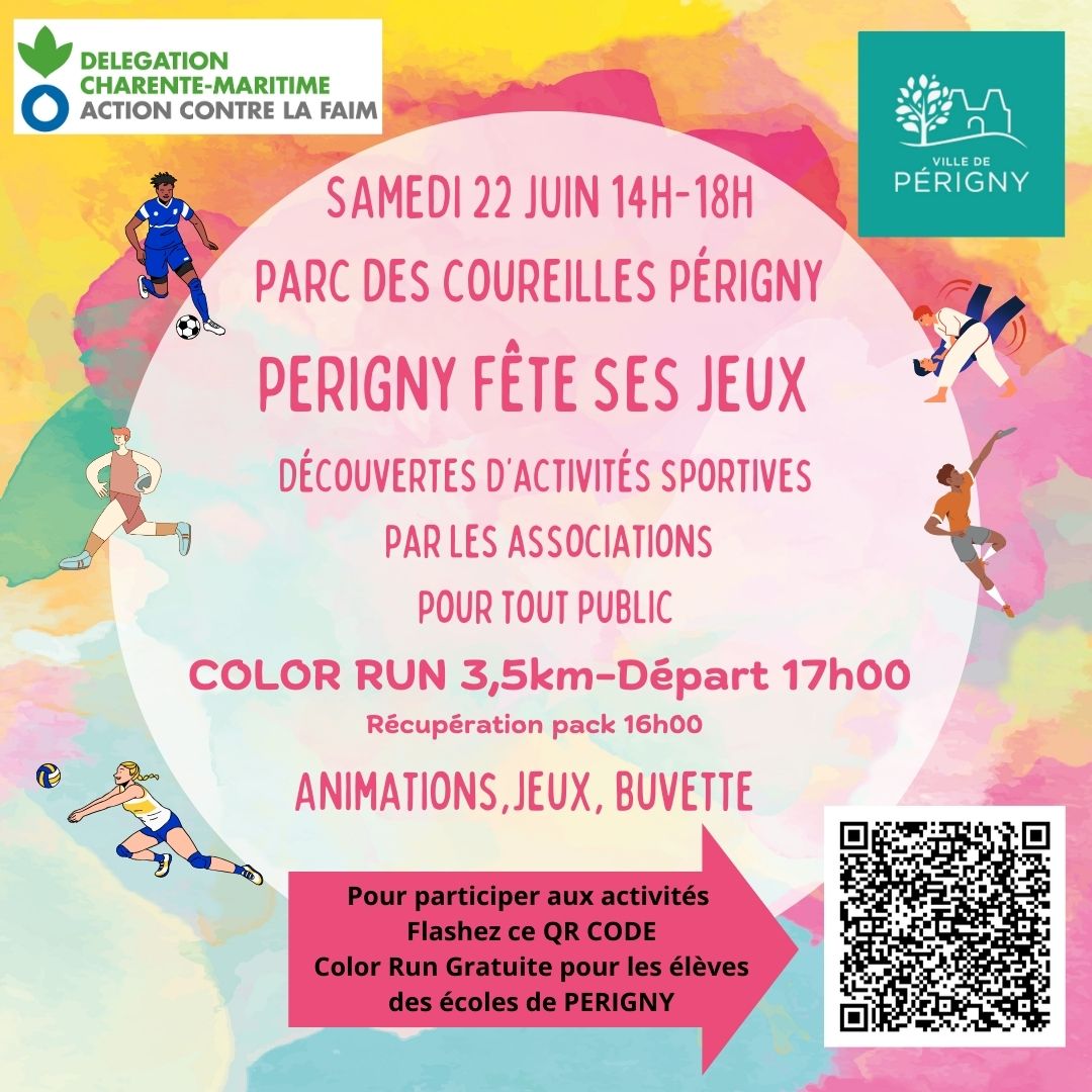 COLOR RUN PERIGNY FÊTE SES JEUX SAMEDI 22 JUIN